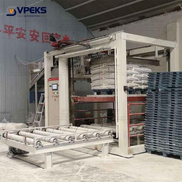 Level Palletizer VPK GWPT 800~1200bags/Hour Palletizing Speed Schneider Electric Components