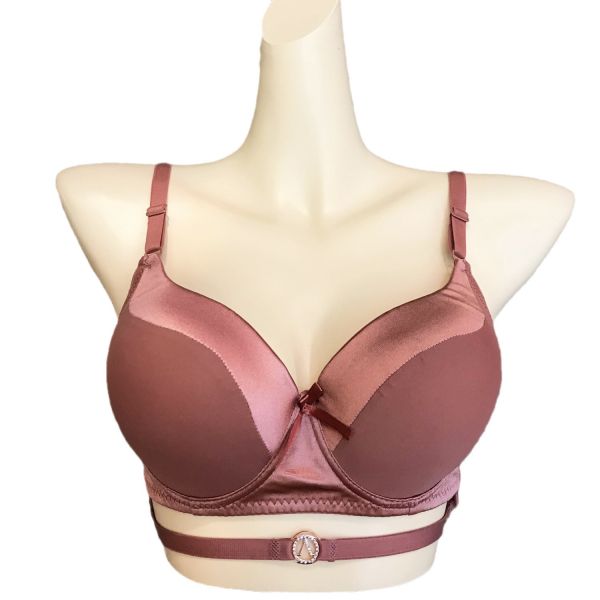 Rhinestone Underwire Bra Set Ice Silk Comfort Summer Large Size 38-44C Women Bra Set High Quality Wholesale Set Lingerie Women