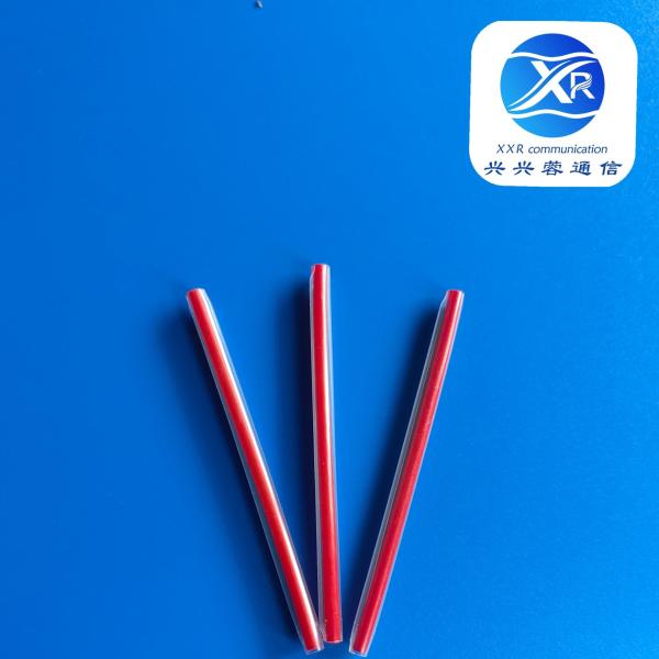 Red Fiber Optic Splice Sleeve , 2.5mm Fiber Heat Shrink Sleeves