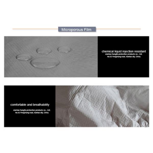 Fluid Resistant Medical Isolation Gowns , Disposable Laboratory Gowns