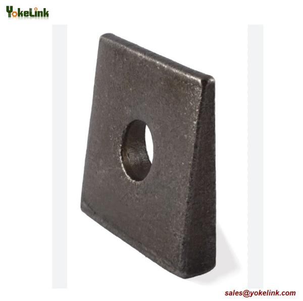1 Grade F436 Square Beveled Structural Hardened Washer Medium Carbon Steel Plain Finish