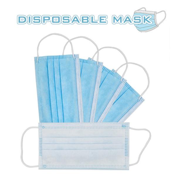 Pm2.5 Dust Carbon Anti Virus Face Masks , 3 Ply Non Woven Disposable Mask For Kids White