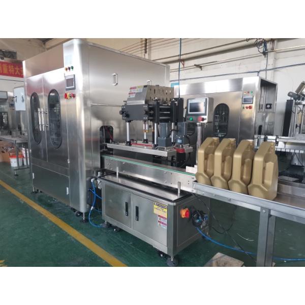 Машина упаковки крышки бутылки завалки масла тормоза 4000BPH