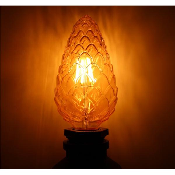 винтажное украшение 2400K шарика нити конуса сосны шариков E27 Dimmable СИД 230V
