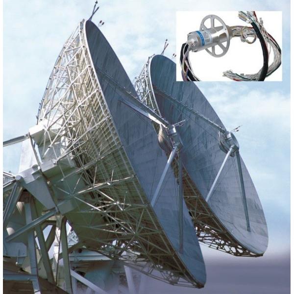 35RPM Electrical Slip Ring Solutions 1000VAC/VDC With Aluminum Alloy Housing