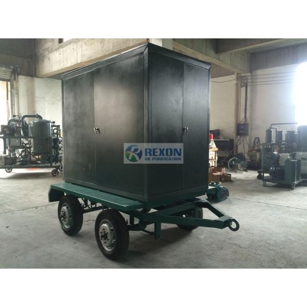 High Vacuum Mobile Transformer Oil Purifier With Air Booster / Roots Vacuum Pump