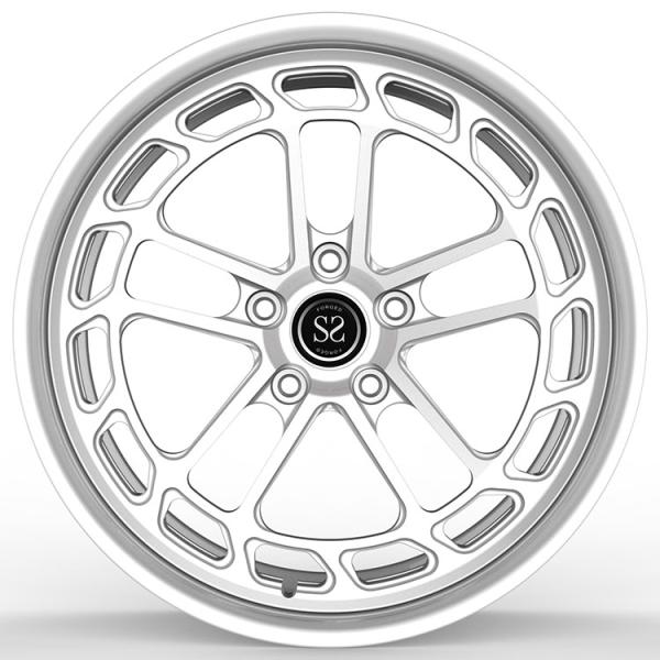 22x10.5 2-PC Forged Rims Custom Silver For Audi RS6