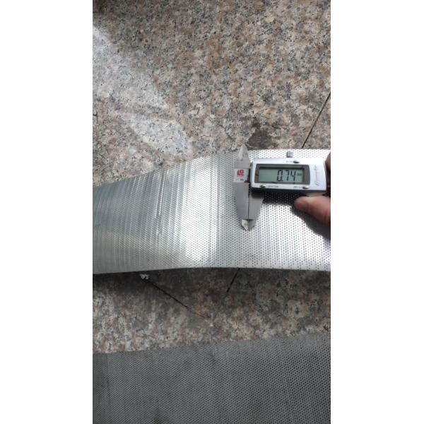 Acero inoxidable de micron agujero perforado de malla de metal