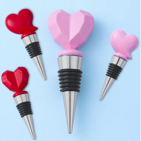 Bouchon de vin de mode de mariage bouchon de bouteille de vin rouge bouchon de vin de conservation frais