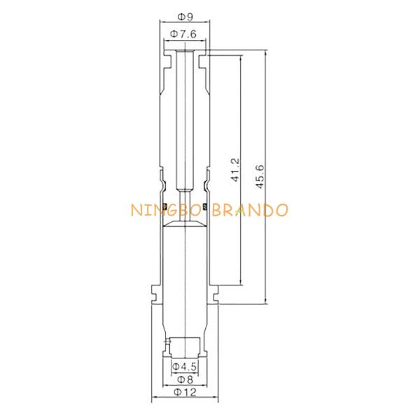 3 комплекта для ремонта 480102033 модулирующей лампы трейлера Amrature клапана соленоида автомобиля плунжера пути 9.0mm OD латунных