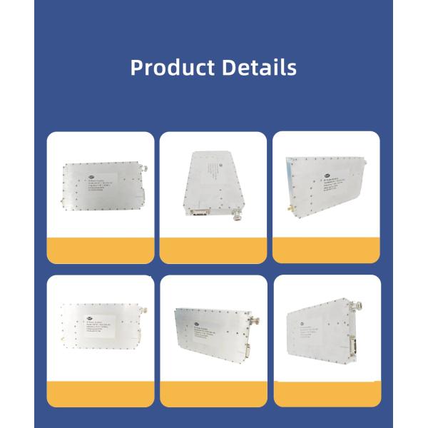 Customized L Band Power Amplifier 1100-1300MHz Communication Module with Low Distortion and High Linearity