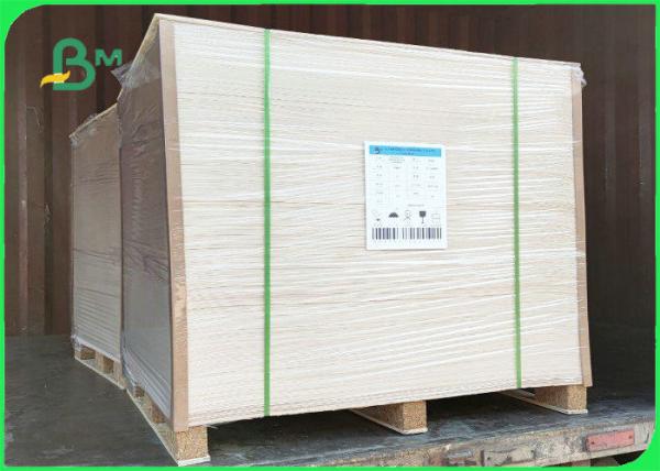 O branco do produto comestível revestiu a placa 250GSM 270GSM da parte traseira de Kraft para frutos de embalagem