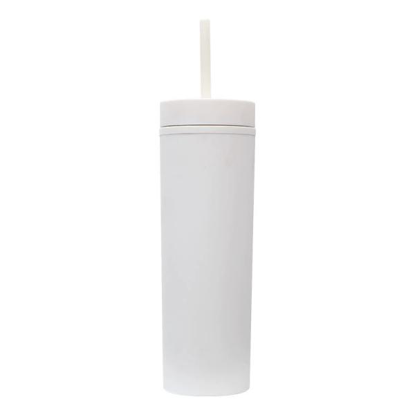 The Manufacturer's New Cross-border Modern And Simple Frosted Double-layer Plastic Cup Is A Universal And Portable 16OZ Straight Cup