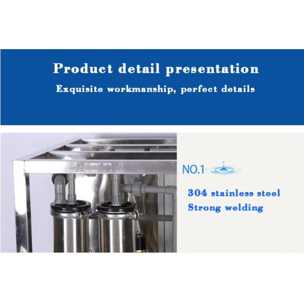 250L 500L 1000L Per Hour Pure Water Equipment With Pre Treatment And RO Desaliantion