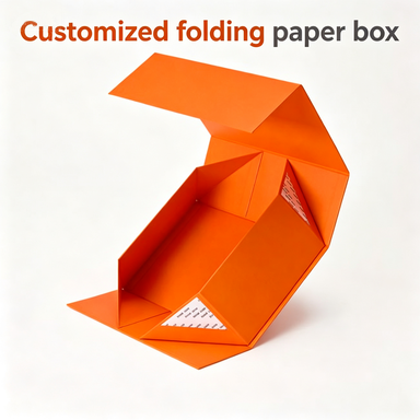 Durable Paper Collapsible Gift Box Handmade For Watch Clothes Fold Up Gift Boxes