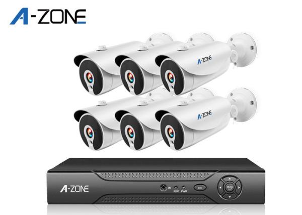 Remote 6 Channel IP CCTV Camera Kits 2MP High Definition Security Camera System