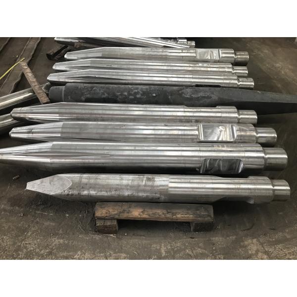 Burin hydraulique durable de marteau du briseur 42CrMo pour la pierre et la