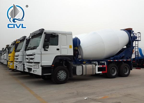 HOWO A7 Concrete Mixer Trucks Diesel 8cbm 6x4 EuroII With Italy Motor