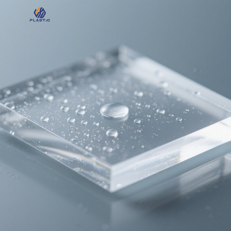 2440 mm feuille acrylique transparente résistante aux rayures 1,2 g/cm3