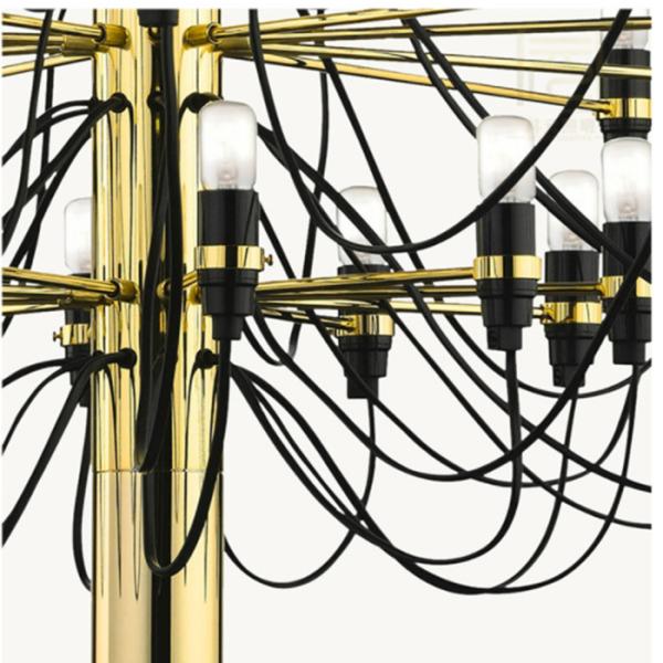 E14 Plated Chrome Branch Pendant Light Hardware Plating