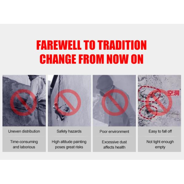 5.5kw 35L Concrete Wall Plastering Machine 380V Gypsum Lime Plaster Machine