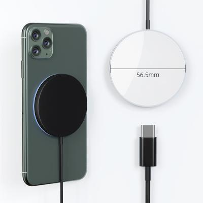 Chargeur de téléphone sans fil magnétique à sublimation portable pour l'impression par sublimation