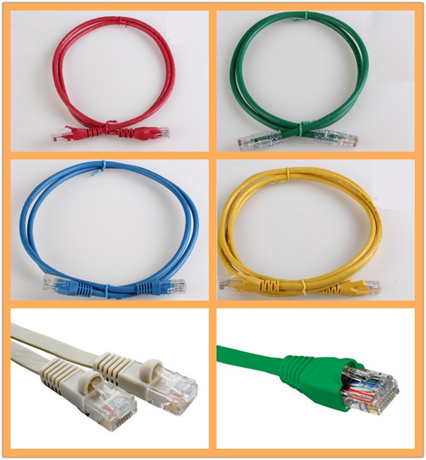 Тональнозвуковой гибкий провод сети FTP передачи Cat5 с кабелем сети LAN 4paire