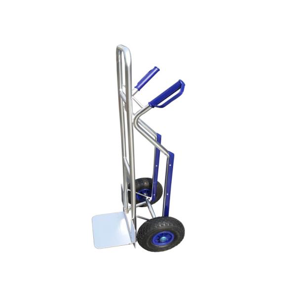 stair climbing  Aluminium industrial  Hand Truck ，Hand TrolleyWith Plastic Handle Buffer 150 Kg Loading Capacity