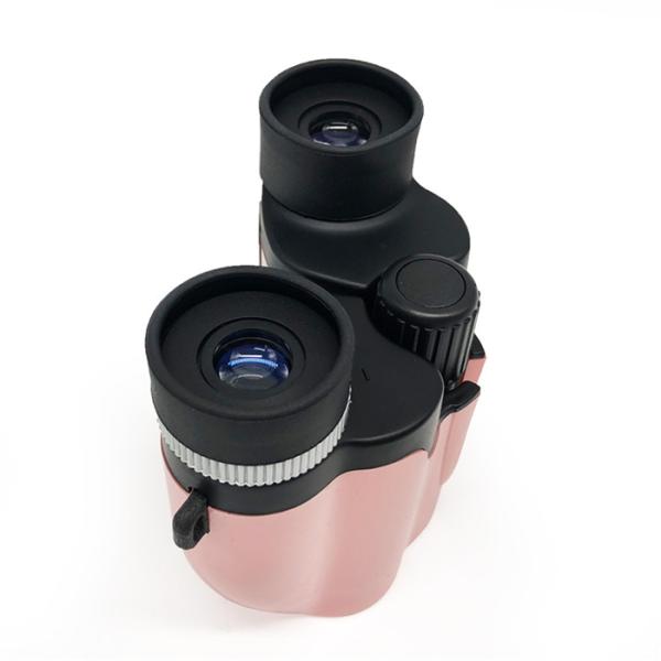 Handheld 6x18 Binoculars Unit Optical Kids Gift Pink Telescope YBSP02a