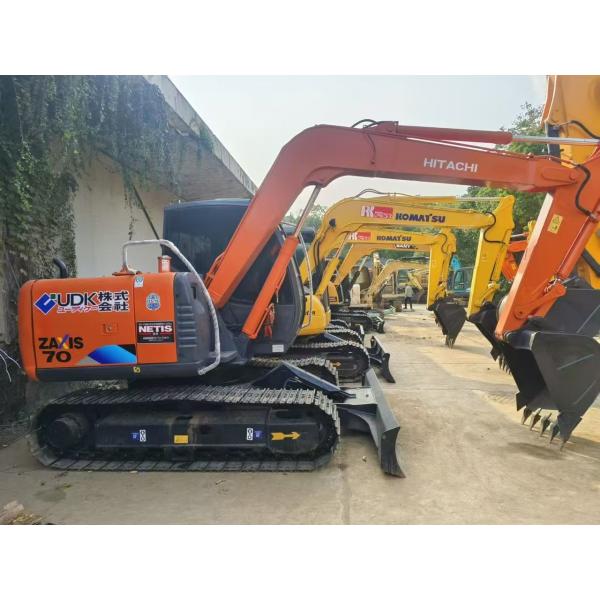 Original Japan Used Excavator ZX70 Used Hitachi Excavator Crawler With Blade