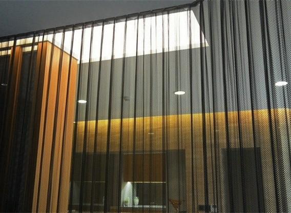 Black 1.5mm 20*20mm Decorative Metal Wire Mesh For Cabinets