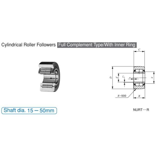 IKO NURT15R Игловой роликовый подшипник 15x35x19 мм роликовый подшипник NURT15