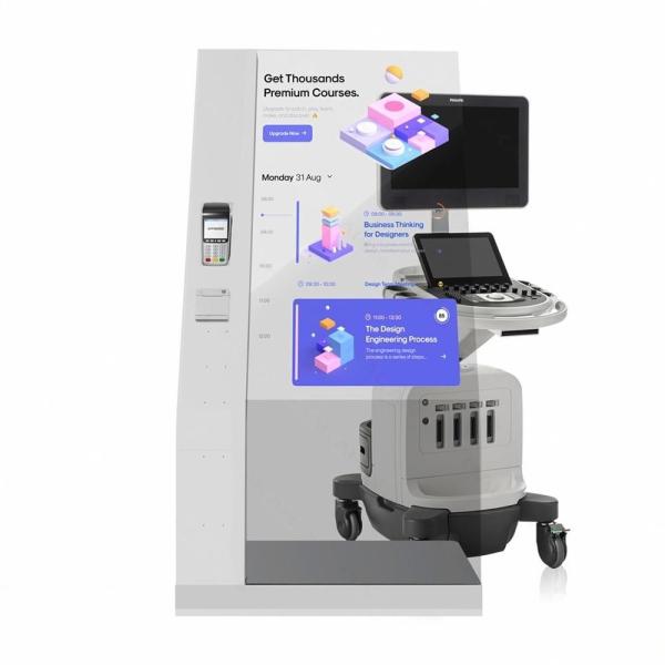 55 Inch See Through Oled Display 1920*1080 Resolution All-In-One For Shopping Mall Guide