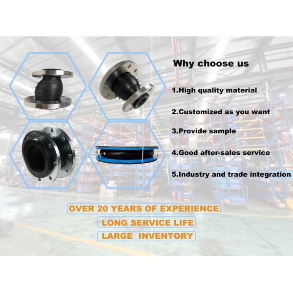 1/2''-128'' Single Sphere Rubber Expansion Joint Hot Galvanized Expansion Rubber Joint