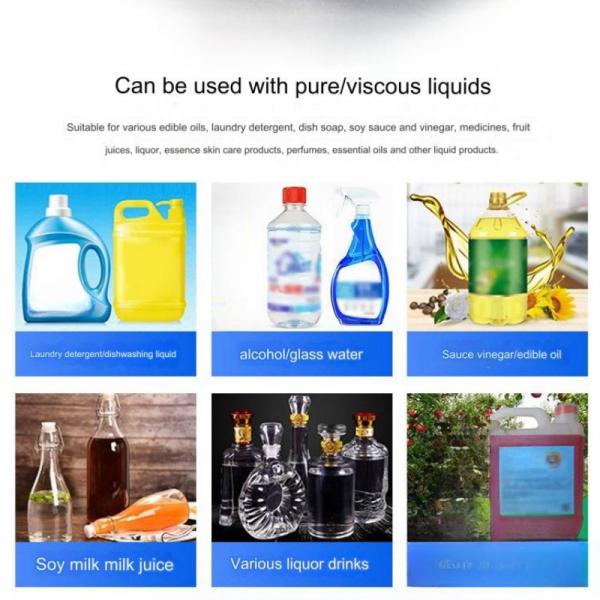 Electric Magnetic Pump 10l Viscous Liquid Filling Machine with Woodcase Packing type