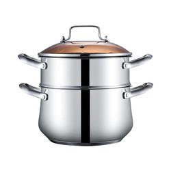 Factory Kitchen 304 Stainless Steel Steamer Pot Soup Pot Milk Pot Cooking Ware With Lid