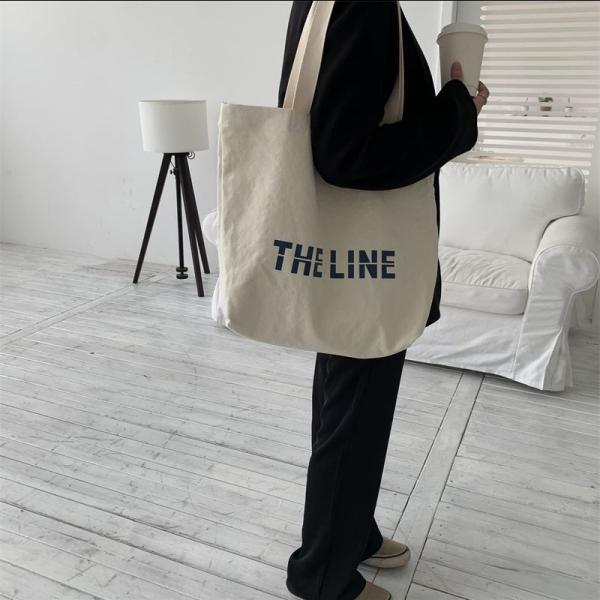 Accepable OEM/ODM Letter Print Cotton Tote Bag for High Demand