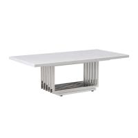 Meubles de salon de table basse d'acier inoxydable d'ODM 0.26CBM
