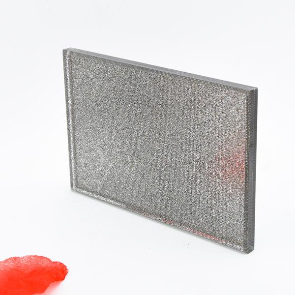 Decorative Fabric Laminated Glass / Metal Mesh Laminated Glass Manufacturers Double Pane Tempered Glass Toughened Glass Soundproof