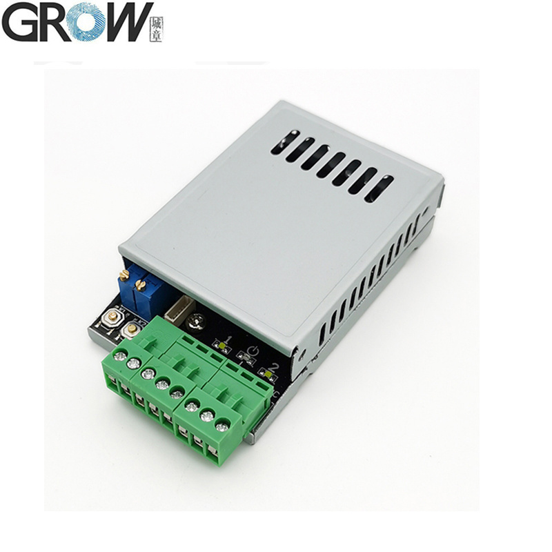 Плата управления доступом по отпечатку пальца GROW K220+R502-AW с двумя реле, выход DC10-24V, с функциями администратора/пользователя, самоблокировка 0.5с-60с
