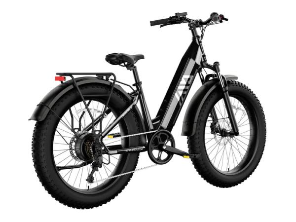 48V 26 Inch Fat Tire Electric Bike for City Commuting & Off-Road with Long Range