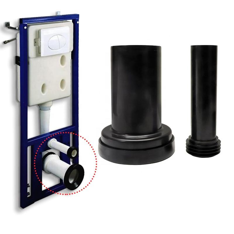 180mm D90 Modern Plastic Direct-Drain Pipe, With Hidden Water Tank And Wall-Mounted Toilet Connection