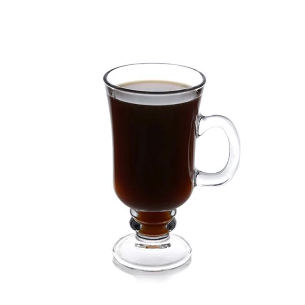 Modern Single Wall Coffee Glass Mug , 250ml Coffee Cup Modern Commercial
