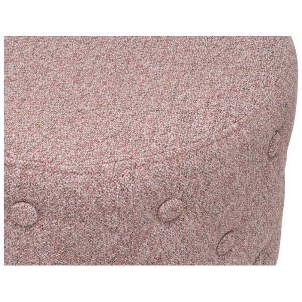 Plastic Wooden Round Ottoman Stool Seat Chair Pouf