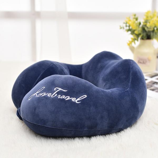 Fasion Style U-Shape Cervical PP-cotton Travel Pillow for Car Home Office Nap 2023