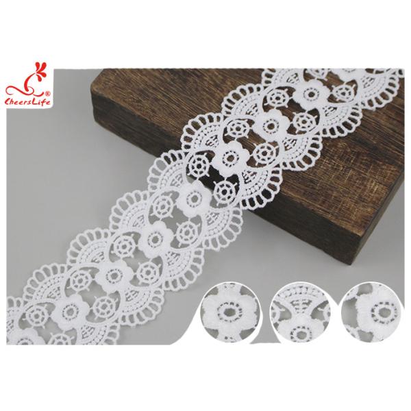 ДТМ вышило сертификату СГС пропуска отделки шнурка флористического гипюра расстворимому в воде