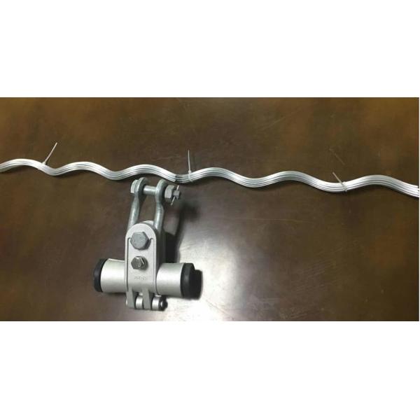 Double Helical Suspension Clamp , OPGW Preformed Suspension Clamp