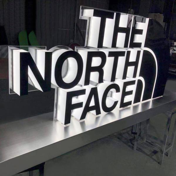 All-body Acrylic Luminous Floor-to-ceiling Luminous Letters Large-scale Exhibition Signs