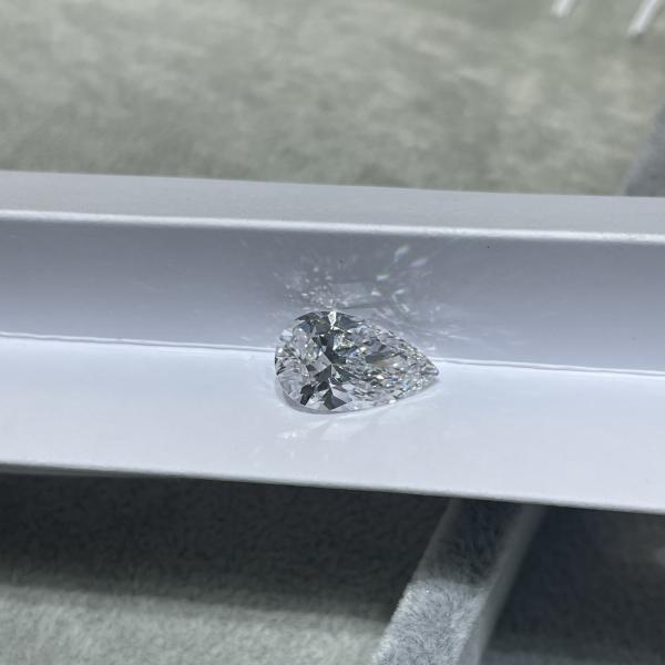 Multi груша диаманта 1.58ct CVD размера выросли лабораторией, который сформировала белое культивирование