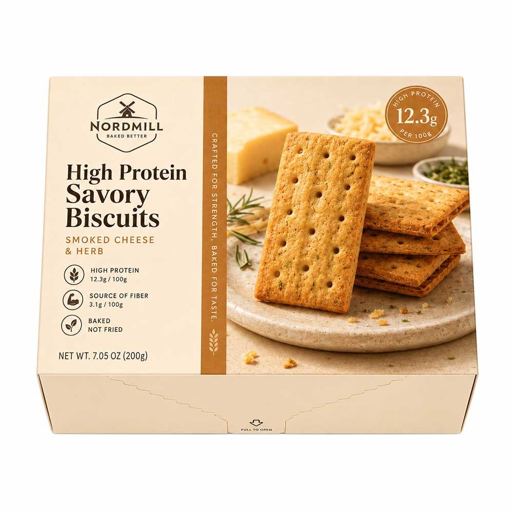 Paperboard Custom Folding Cartons Easy Tear For Biscuit Packaging